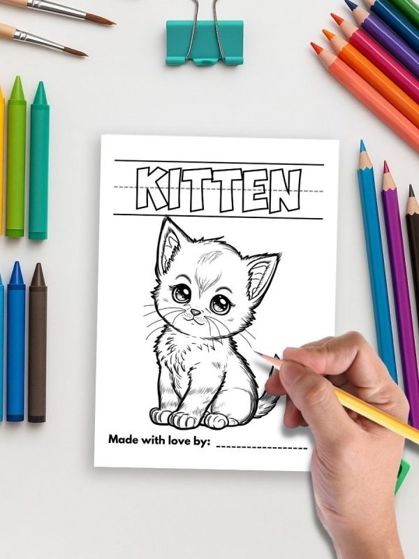 My First Farmhouse Animals Coloring Pages (12 Pages) - Image 5