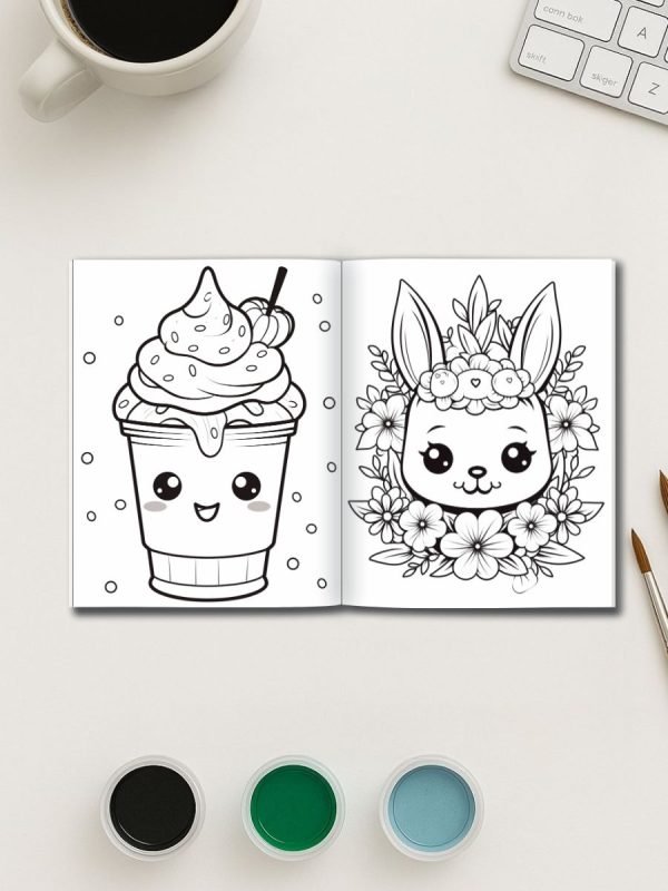 130 Kawaii Cuties Coloring Pages – Adorbs Everyday Things Just for You - Image 3