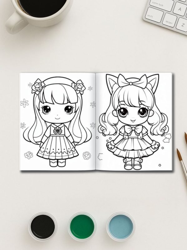 Mega Printable Bundle - 297 Super Cute Kawaii Coloring Pages - Image 3